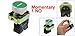 Uxcell 1 NO N/O Momentary Push Button Switch, 600V 10A ZB2-BA3311, 22 mm, Green Sign