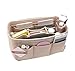 Vercord Felt Purse Handbag Pocketbook Tote Insert Organizer Bag Shaper In Bag Multi-Pockets Cream Beige Large