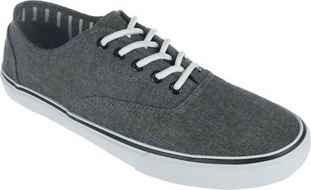 Crevo Men's Captain Fashion Sneaker, Black Chambray, Nigeria Ubuy