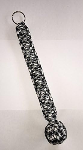 12" King Cobra 550 Paracord Tactical Keychain 1" (Army Camo)