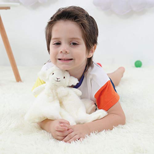 Apricot Lamb Luxury Snuggle Plush White Lamb Sheep Infant Stuffed