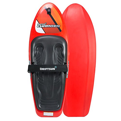 Driftsun Charger Kneeboard with Hook for Kids and Adults, Includes Boating Strap and Hook, Knee-Board Water-Sports, 54-Inches x 20-Inches