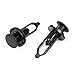 uxcell 100 x 9mm Hole Plastic Rivets Fastener Push Clips Black for Car Auto Fender