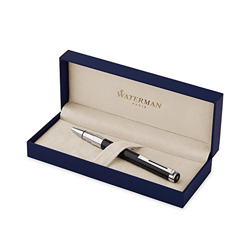 Waterman perspective black with chrome/silver trim ball…