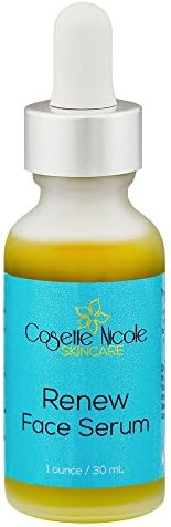 Renew Face Serum - All-Natural Anti-aging, Anti-acne, Toning, Moisturizing Facial Treatment (1 ounce Bottle)