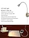 HomeFocus Wall Sconces,USB LED Bedside Reading Wall Lamp Light,Living Room Wall Lamp Light,Corridor Wall Lamp,LED 4.2-5Watt 3000K,USB Charging Port,Hardwire Installation,Metal,Satin Nickel.