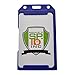 Dark Blue 2-Sided Rigid Vertical Multi-Card Holder SPID-0382 by Specialist ID (Navy Blue)