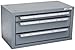 Huot 13595 Combination Three-Drawer Tap, Drill Bit, and Die Dispenser Cabinet for Metric Sizes
