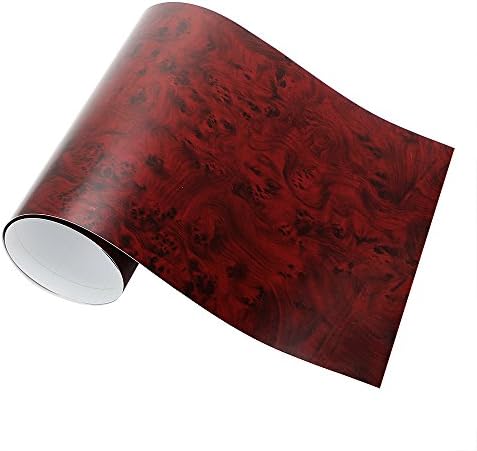 30 * 100cm 4 Colors 3D Car Stickers Car Wrap Film Auto Decors PVC Car Styling Wood Grain Textured