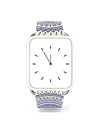 correa de piel 42 mm., Apple reloj de piel genuino de reemplazo iWatch de diseño de la bandera, n 12