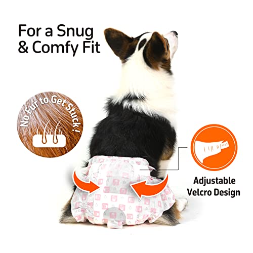 FOFOS Disposable Dog Diapers for Female Dogs and Male Doggy for All