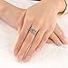 dnswez Vintage CZ Criss Cross Rings for Women Black Marcasite Stone Statement Chunky Rings with Intertwined Cable Wire