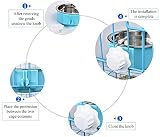 nuoshen 2 Pcs Pet Crate Bowls 2-in-1 Hanging Water Bowls 11cm view 4