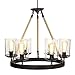 Best Choice Products Living/Dining Room Modern Rustic Rope Design 6-Light Chandelier Pendant Lighting Fixture