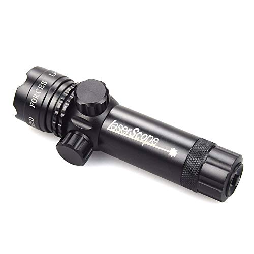 Twod Gun Sight Laser Green Dot 532nm Rifle Scope with 20mm Picatinny Mount & 1'' Ring Mount Adapter Remote Pressure Switch
