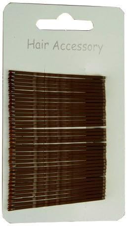 Inca 36 Brown Hair Grips Card Bobby Pins Fastening Styling Hair Accessories