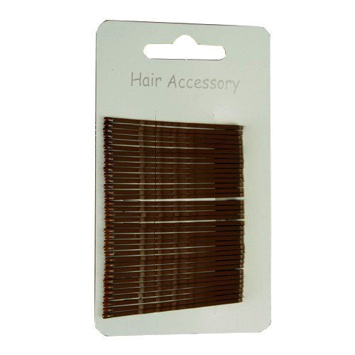 Card of 36 Brown Hair Grips