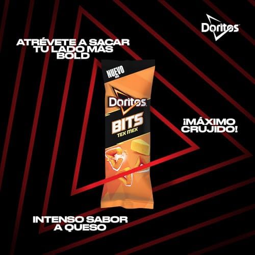 Bits Tex Mex Snack Crunchy Cheese Sabor, Saquinho Individual de Snacks, 80g