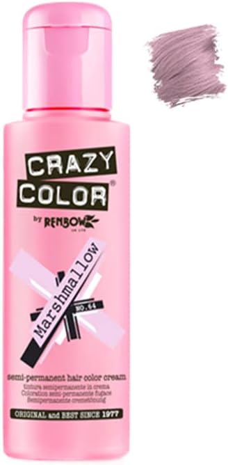 Crazy Color Marshmallow 64 Semi-Permanent Hair Dye 100ml Renbow