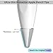 pzoz Protector Case Compatible with Apple Pencil Tips for 1st & 2nd Generation, Silicone Nibs Cover for iPad Pencil Tips and Replacement Writing Protection (6 Pcs) (Gray)
