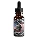 Badass Beard Care Oil For Men - The Patriot Scent, 1 Ounce - All Natural Ingredients, Keeps Beard and Mustache Full, Soft and Healthy