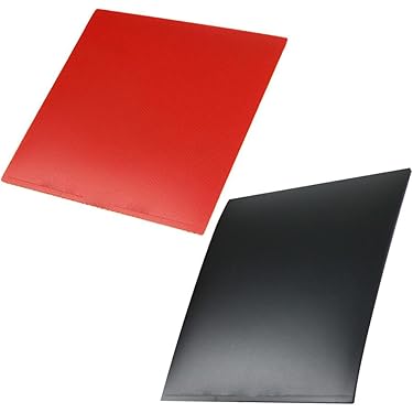 Unique Bargains Table Tennis Rubber Cleaner Ping-Pong Sponge Racket Red Black 2 Pack - View #2