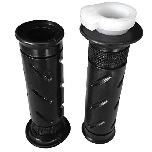 XKMT-Black Hand Grips Quad Compatible with Yamaha Kawasaki Polaris SEADOO WATERCRAFT BOMBARDIER Jet SKI Honda Foreman Recon Rincon Kawasaki Brute Force Prairie Bruin Grizzly Kodiak [B017QV94KM] - Thumbnail 4