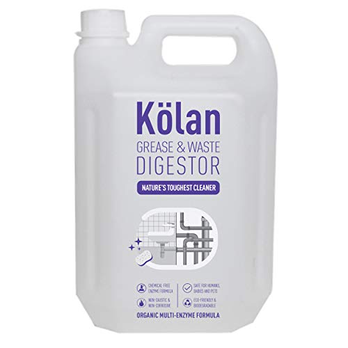 Kolan Organic Enzyme Based Biodegradable Grease & Waste Digester 5L Can Kolan Organic Enzyme Based Biodegradable Grease & Waste Digester 5L Can