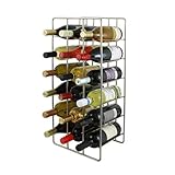 Oenophilia 10055 Milano Wine Rack, Silver-18 Bottle