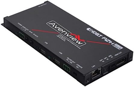 Avenview FO-DP4K-300-EMIX-S 4K 60Hz/HDR DisplayPort Extender (Sender) over Single SC Fiber Optic Cable OM5
