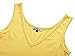 Yellow Dresses,Womens Sleeveless Sexy V-Neck Holiday Flowy Midi Tank Dress(Yellow,Large)