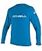 O'Neill Youth Basic Skins UPF 50+ Long Sleeve Sun Shirt, Bright Blue, 6