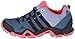 adidas Outdoor Women's Ax2 Hiking Shoe, Prism Blue/Black/Super Blush, 9 M US