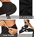 TUNGLUNG High Waist Yoga Pants, Yoga Pants with Pockets Tummy Control Workout Pants 4 Way Stretch Pocket Leggings Black