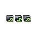 5x Original NVIDIA Geforce GTX Sticker 17.5mm x 17.5mm with Authentic Hologram