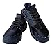 Kicks Adults Black - Tieless Elastic Silicone No Tie Shoelaces