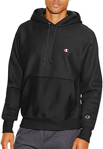 Champion Life Men's Reverse Weave Po Hood Yarn Dye Rib Trim - Full
