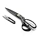 Left-handed Dressmaking Scissors 10 inch - Dressmaker Shears for Lefty - Tailor's Scissors for Cutting Fabric, Leather, Raw Materials, Dressmakings, Altering, Sewing & Tailoring (10'', Left-handed)