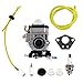USPEEDA Carburetor for Redmax EB7000 EB7001 EB4300 EB4400 EB431 Backpack Blower Fuel Line Fuel Filter Grommet Gasket Spark Plug