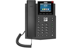 Fanvil X3SG IP Phone Gigabit with 4 SIP Lines and 2 Line Keys and Color Display 2.8-inch