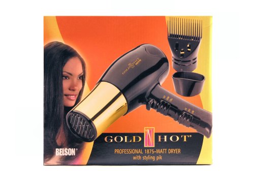 Gold 'N Hot GH8135 Professional 1875-Watt Dryer with Styling Pik