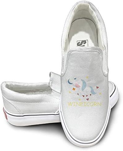 Bkjlafn Unicorns Are Flying. A Simple And Fashionable Bottom Canvas Shoe.