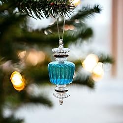Les Trois Pyramides Christmas tree ornaments for