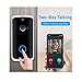 Video Doorbell Camera with Wireless Chime,16GB SD(Video Recording)&Chime Included,Two-Way Talk,Motion Detection,Night Vision,166° Wide Angle,Rechargeable Battery/Wired Doorbell,App for iOS/Android