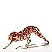 Tooarts Metal Weaving Leopard Modern Decorative Sculpture for Interior Decoration