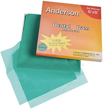 Designeez Small Size 52 sheet : 1 Box High Quality Pure Latex Rubber Dam Small Size 52pcs or Large Size Dental Dam 36pcs…
