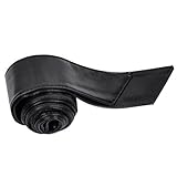 Women's PU Leather Soft Self Tie Bowknot Band Wrap Obi Belt Black