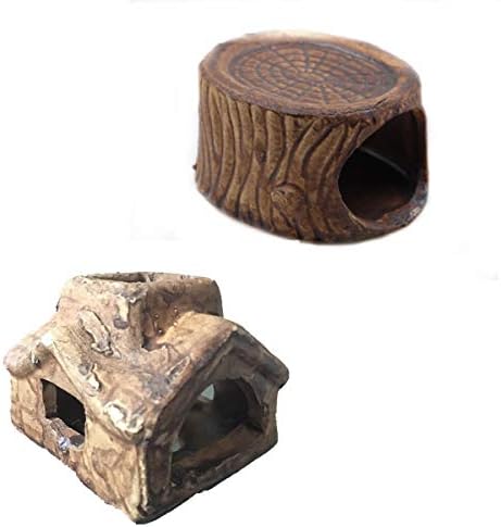 LOYEH Aquarium Decoration House Fish Tank Cave Ornament Hiding for Fun