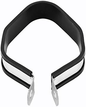 サイレンサーバンド パンチャータイプ 六角 耐熱ゴム付 マフラーバンド エキゾーストパイプブラケット ステンレススチール製