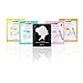 Facial Mask Sheet Variety Pack - All 5 Ceramask Premium Facial Spa Included - 1 Each - Free Bonus Makeup Bag